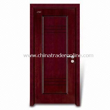 Wooden Interior Door with Window Panel and Computer Relievo/Engrave Surface from China