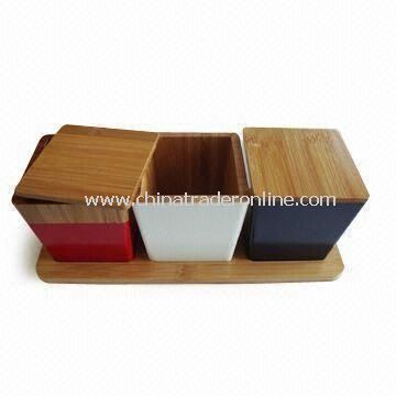 Bamboo Spice Rack, Available with Color Paint Finish and Carbonization