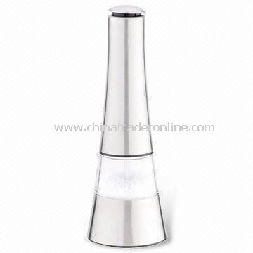 Electric Salt and Pepper Mill, Weighs 335g, Various Colors are Available
