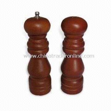 Wooden Salt and Pepper Mill with Rosewood Finish from China