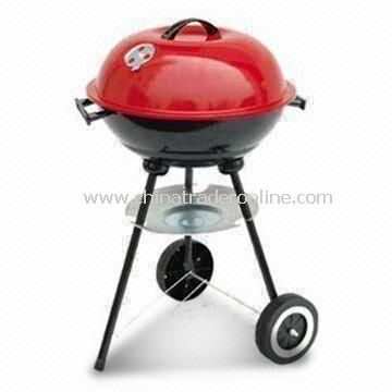 Charcoal BBQ Grill, Made of Cold Rolled Iron, Measures 47 x 45 x 71cm