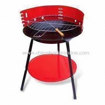 Charcoal BBQ Grill, Made of Cold Rolled Iron, Measures 48 x 40 x 55cm