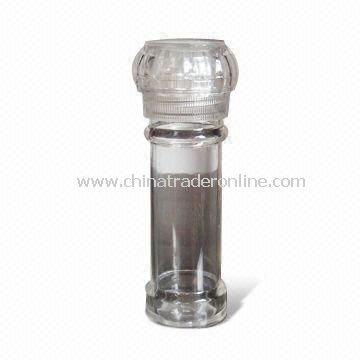 PC Head Salt and Pepper Mill, Made of Acrylic, Measures 53 x 146mm