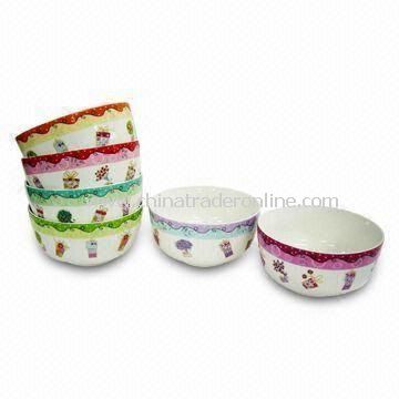 Porcelain Bowls, Available in Different Designs and Shapes