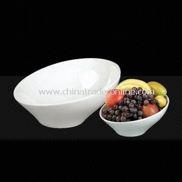 11.5-inch Porcelain Slant Bowls, Can Be Used for Ornaments and Food Services