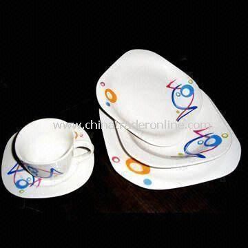 20 Pieces Dinner Set, Made of porcelain, Acceptable in Different Kinds of Styles and Colors from China