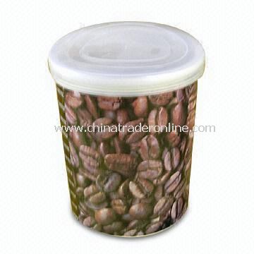 Coffee Cup with Plastic Cover, OEM Services are Accepted from China