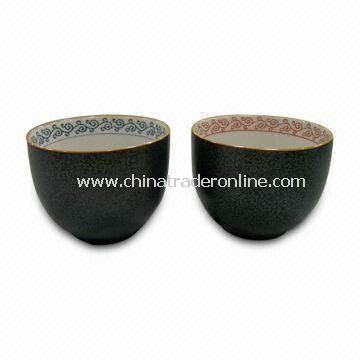 Noodle Bowl Set with High-firing Porcelain, Sized 2.7 x 12.7 x 9.9mm, No Lead and Cadmium