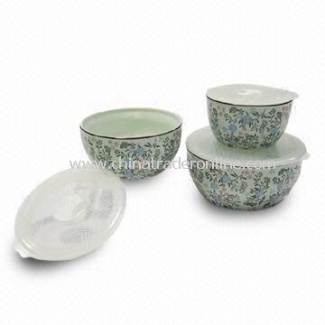 Porcelain Bowls with High Firing Porcelain and No Lead and Cadmium