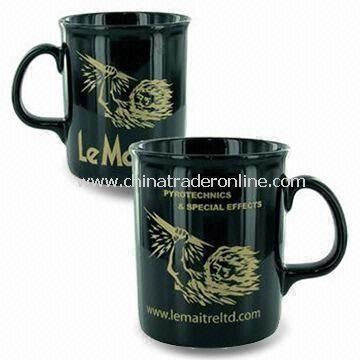 Atlantic Porcelain Mugs with Capacity of 340mL, Available in Various Colors
