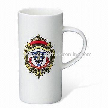 Pillar Bone China Porcelain Mug, Ideal for Promotional Gifts from China