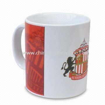 Porcelain Mug in White Glazed, Measuring 8 x 8cm, Available in Customized Designs from China