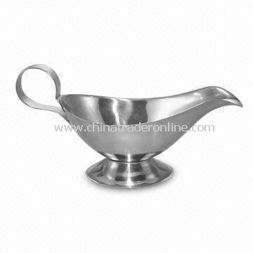 Stainless Steel Gravy Boat, Available in 4-10oz, OEM Orders are Accepted