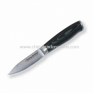 3.5-inch Paring Knife with Micarta Handle and Laminated Finish
