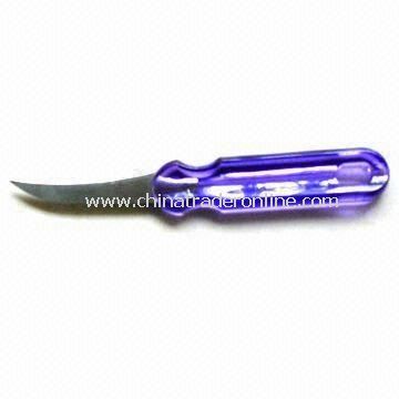 ABS Transparent Paring Knife, Various Colors are Available from China