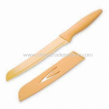 Bread Knives with Colorful Blade, Various Colors Available and Thickness of 1.2mm
