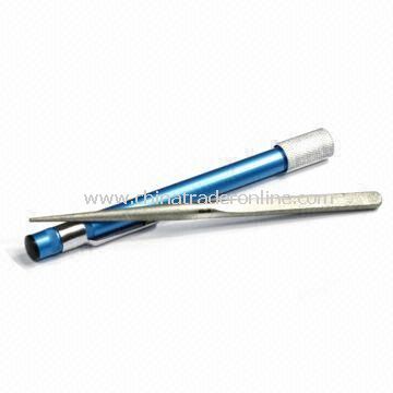 Diamond Retractable Sharpener with Steel Rod, Aluminum Housing Protects the Sharpening Rod