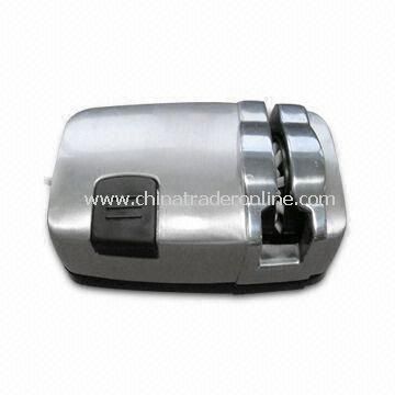 Electric Knife Sharpener with Flexible Ceramic Sharpening Wheel and Two-stage Precision System from China