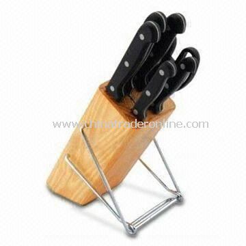 Kitchen Knife Set with New Design, Attractive Style and Easy Washing, Includes Scissors from China