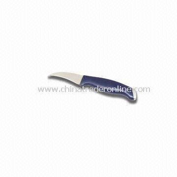 Paring Stainless Steel Knife with 1.5mm Thickness, 3Cr13 and ABS Colorful Handle from China