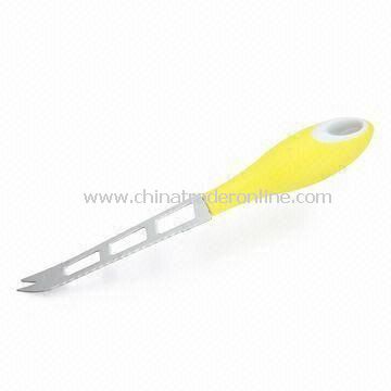 Stainless Cheese Knife with Serrated, 1mm Thickness, Size of 24.7 x 3.5cm