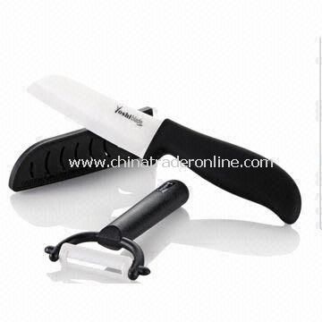 Yoshi Blade Knife and Peeler Set, Made of Ceramic, Suitable for Vegetables and Fruits from China