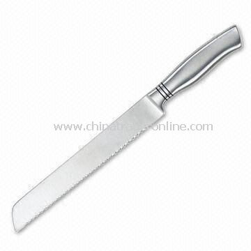 8-inch Bread Knife with Stainless Steel Hollow Handle and Special Design from China