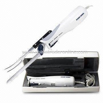 Electric Knife with Carving Fork and 100 to 120/ 220 to 240V AC Voltage from China