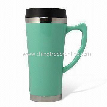 Travel Mug, Made of Stainless Steel, Available in Capacity of 450ml from China