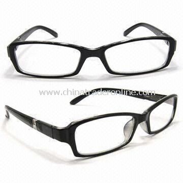 1.00 to 4.00D Reading Glasses with Saddle Nose Bridge, Fashionable Design, Made of Plastic