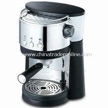 15-bar Espresso Coffee Machine with Electronic Control and 220 to 240V AC Voltage from China