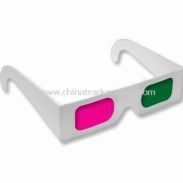 3D Glasses, Made of Customers Requests in Shapes and Sizes from China