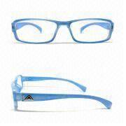 Classic Reading Glasses with Brass Frame, AC Lens, Printed and Laser Logos