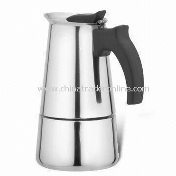 Dishwasher Safe Valve Espresso Coffee Pot, Available in Various Capacities