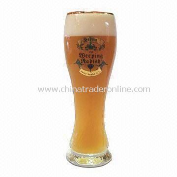 Promotional Beer Glass, Available in Up to Six Colors with Your Logo, OEM Orders are Accepted from China