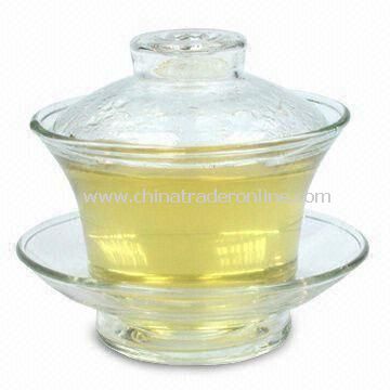 100mL Tea Glass Set, Made of Hand-blown Glass from China