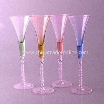 Champagne Glasses in Modern Design, Different Colors Available from China