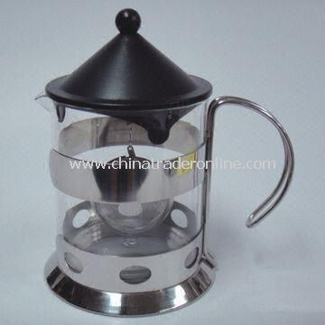 Glass Tea Maker with Heat-Resistant and 1,200mL Capacity from China