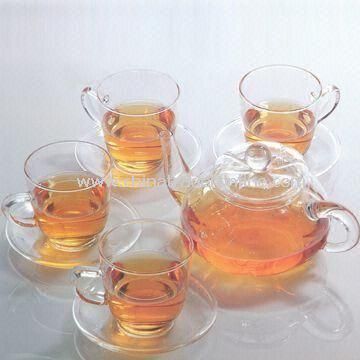 Heat-resistant Glass Teapot and Cups, Made of Borosilicate Glass, Can be Heated Directly on Fire