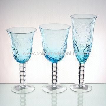 Three-piece Wine Glass Set Suitable for Promotional Purposes from China