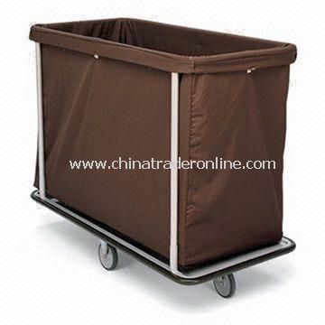 Laundry Cart, 1-inch Square Steel Tubular Base, and HD Cloth Bag from China