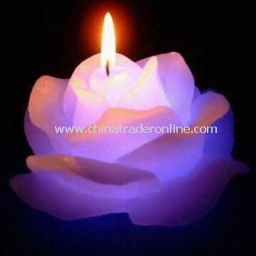 Flower Craft Candle in Rose Shape Design, Suitable for Decoration and Collection from China