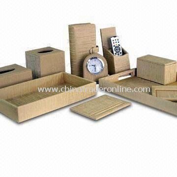 Guest Room Amenities/Supplies, Classic and Fashionable, with 370 x 300 x 45mm Rectangular Tray