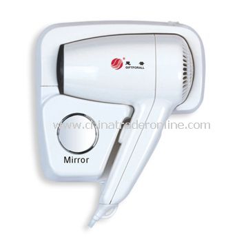 Guest Room Hair Dryer with Magnifying Mirror, Popular in Hotel and Other Places from China