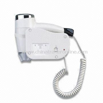 Wall Mounted Hair Dryer with 1,200W Power Consumption, Suitable for Hotel Guest Room Use from China