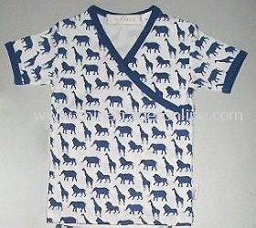 Baby T-shirts, T-shirts for boys and girls, 95% cotton 5% spandex from China