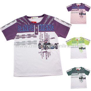 Wholesale New 100% Cotton Baby T-Shirts; Hot sale Racing Car Printed Boys T-Shirts