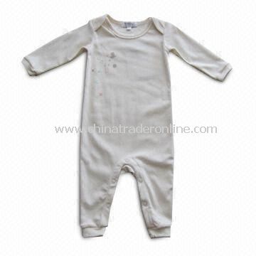 Baby Romper/Sleepwear, Made of 100% Organic Cotton from China