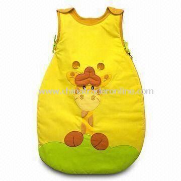 Baby Sleeping Bag with 100% Cotton Shell and Lining, Style with Love Logo, Padding 100% Polyester