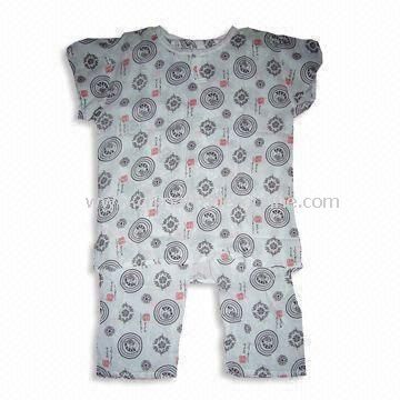 Baby Sleepwear with All Over Printing, Suitable for Summer Season from China